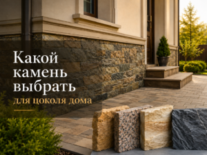 Какой камень выбрать для цоколя дома