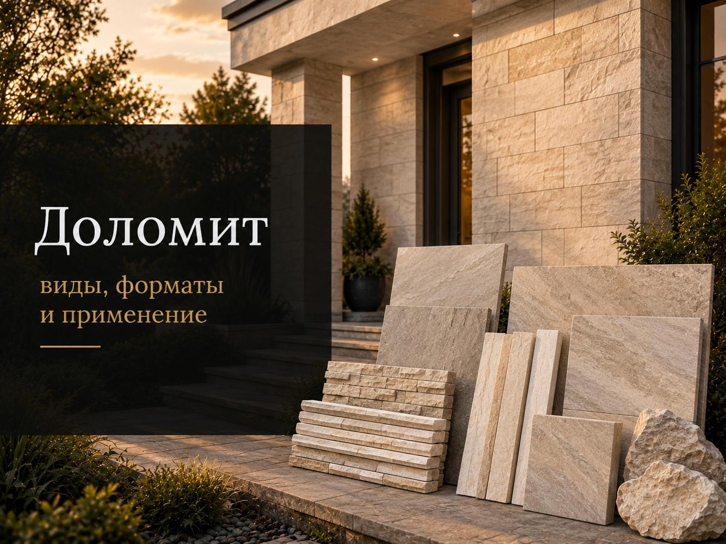Доломит: виды, форматы и применение