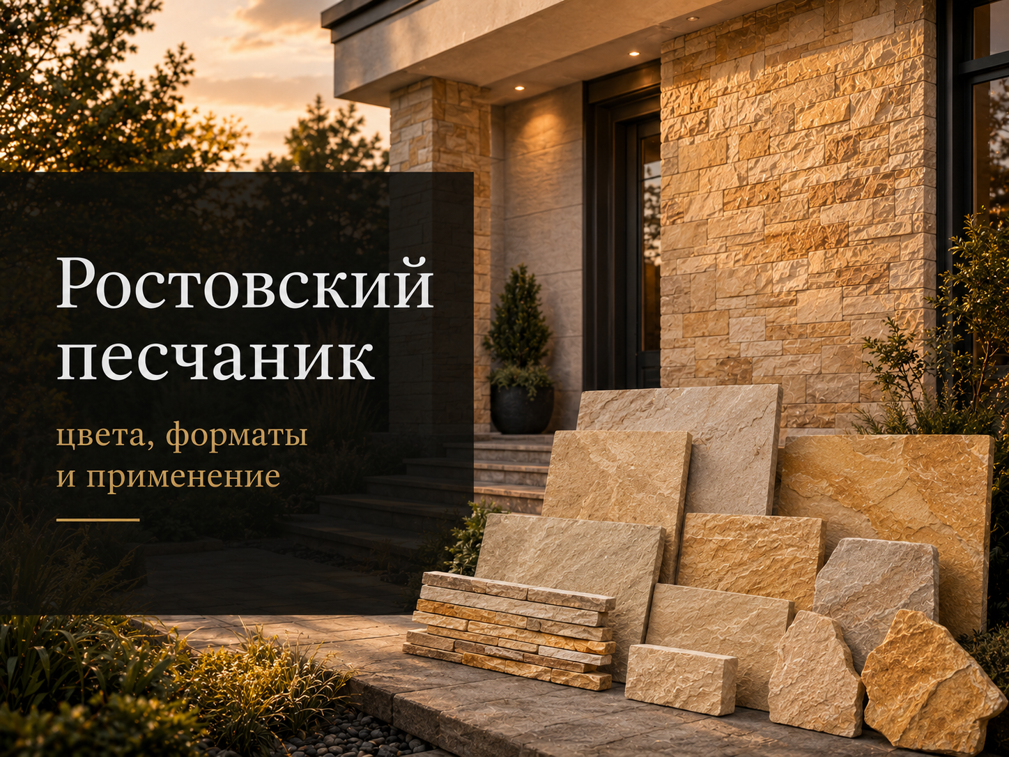 Ростовский песчаник: цвета, форматы и применение