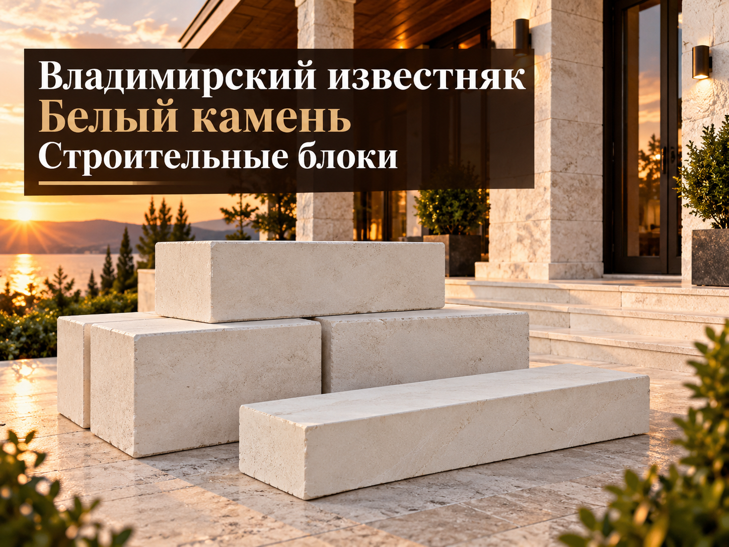 Владимирский известняк: белокаменные блоки для строительства и реставрации